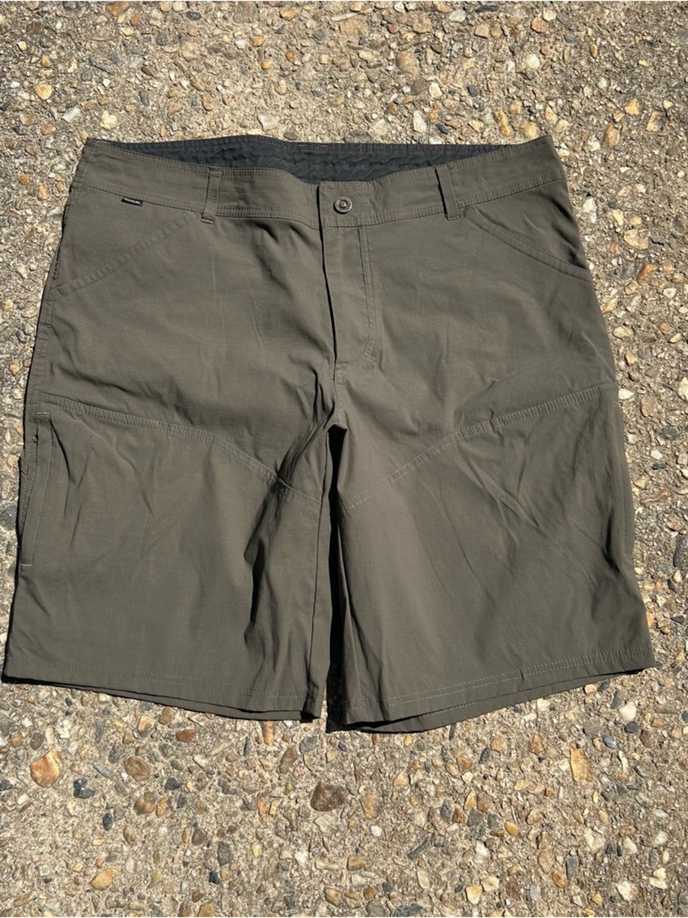 Men's Olive Green Kuhl Performance Shorts